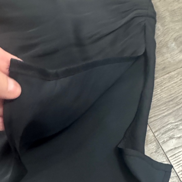 Express Black Silk Jumpsuit - Picture 4 of 6